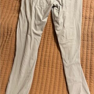 Lululemon Align size 8. White/light gray. 28”.